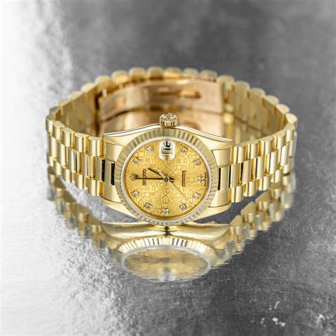 used gold rolex watch